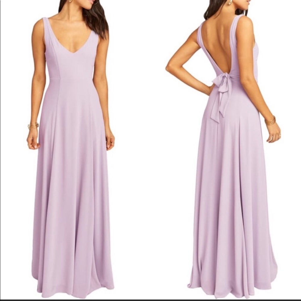 Large Violet Chiffon Show Me Your Mumu Jen dress